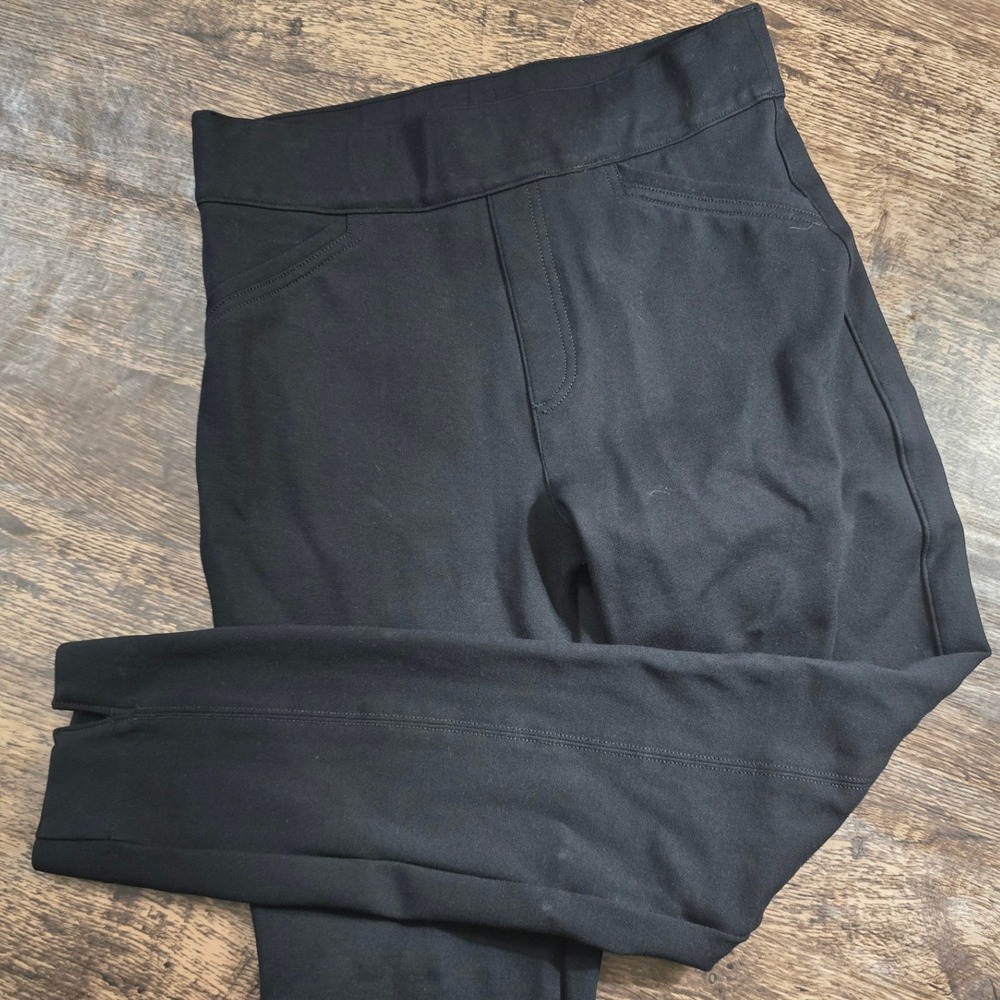SPANX Black Ponte Leggings Pants